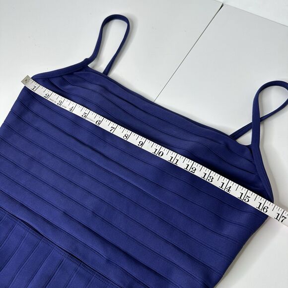 La Blanca by Rod Bettie One Piece Swimsuit Sz 16 Dark Blue Bathing Suit Textured - Picture 11 of 16